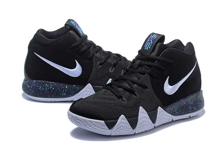 Nike Kyrie 4 Black Grey White Jade Basketball Shoes For Women - Click Image to Close